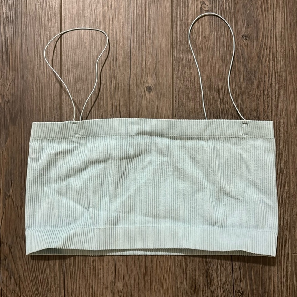 light blue urban outfitters cropped top S/M
